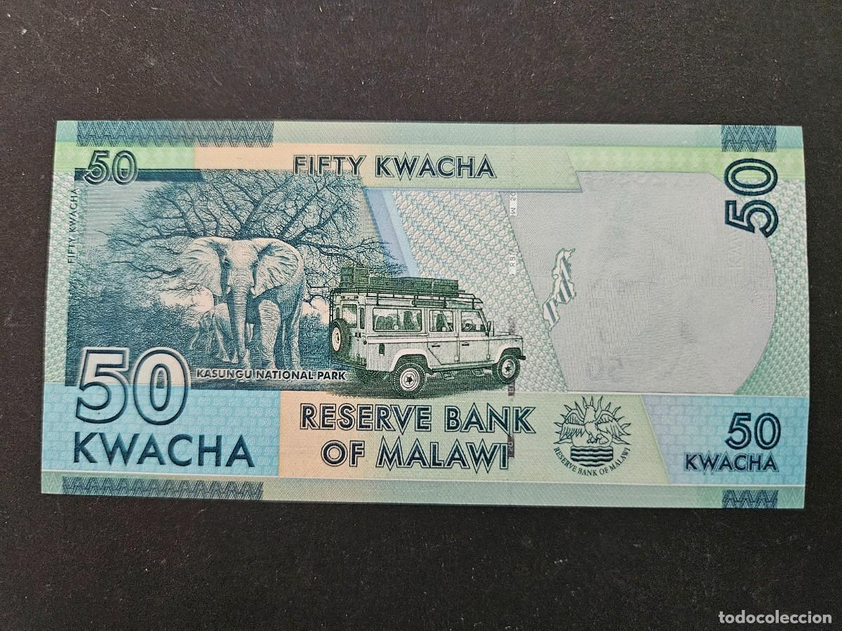 Billetes extranjeros: MALAWI 50 KWACHA 2015 S/C P=64b - Foto 2