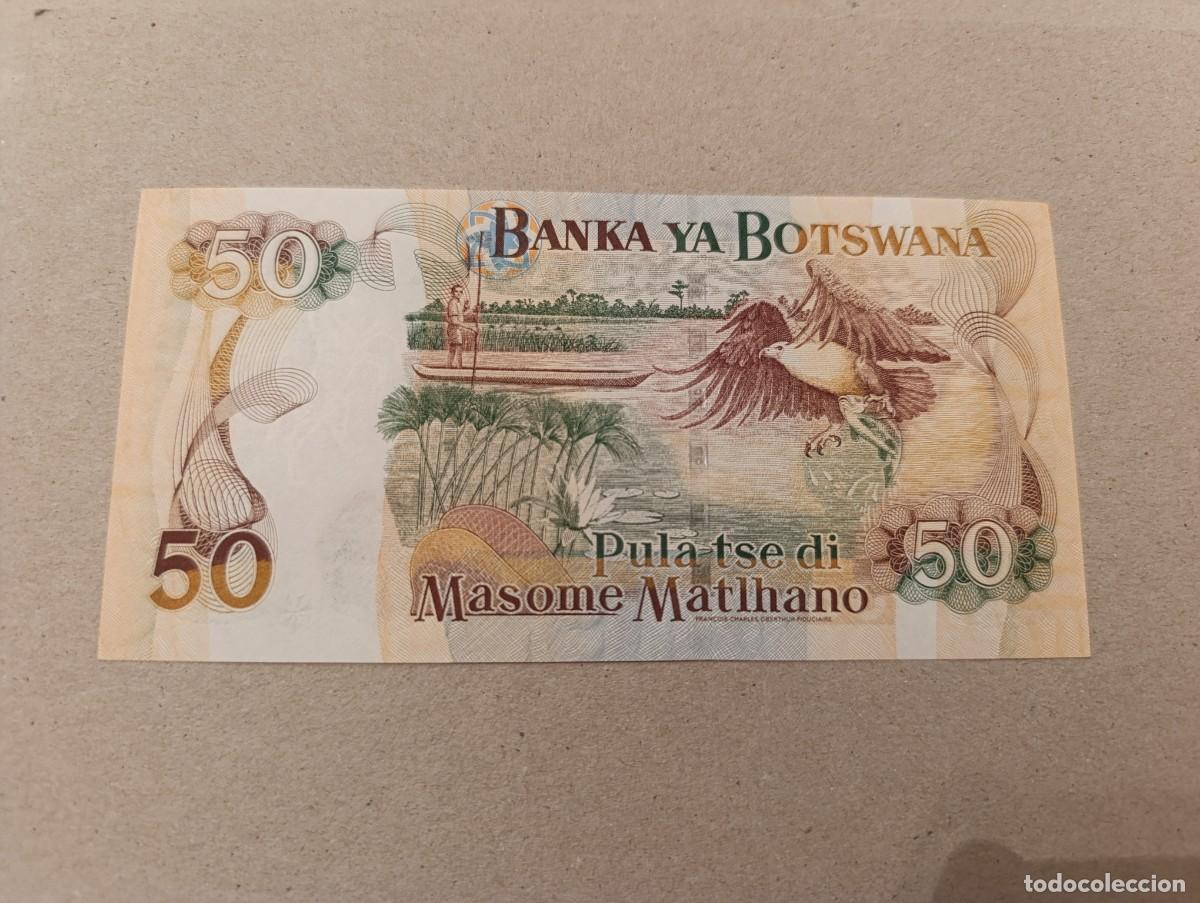 Billetes extranjeros: Billete Botswana, 50 pulas, a&ntilde;o 2000, UNC - Foto 2