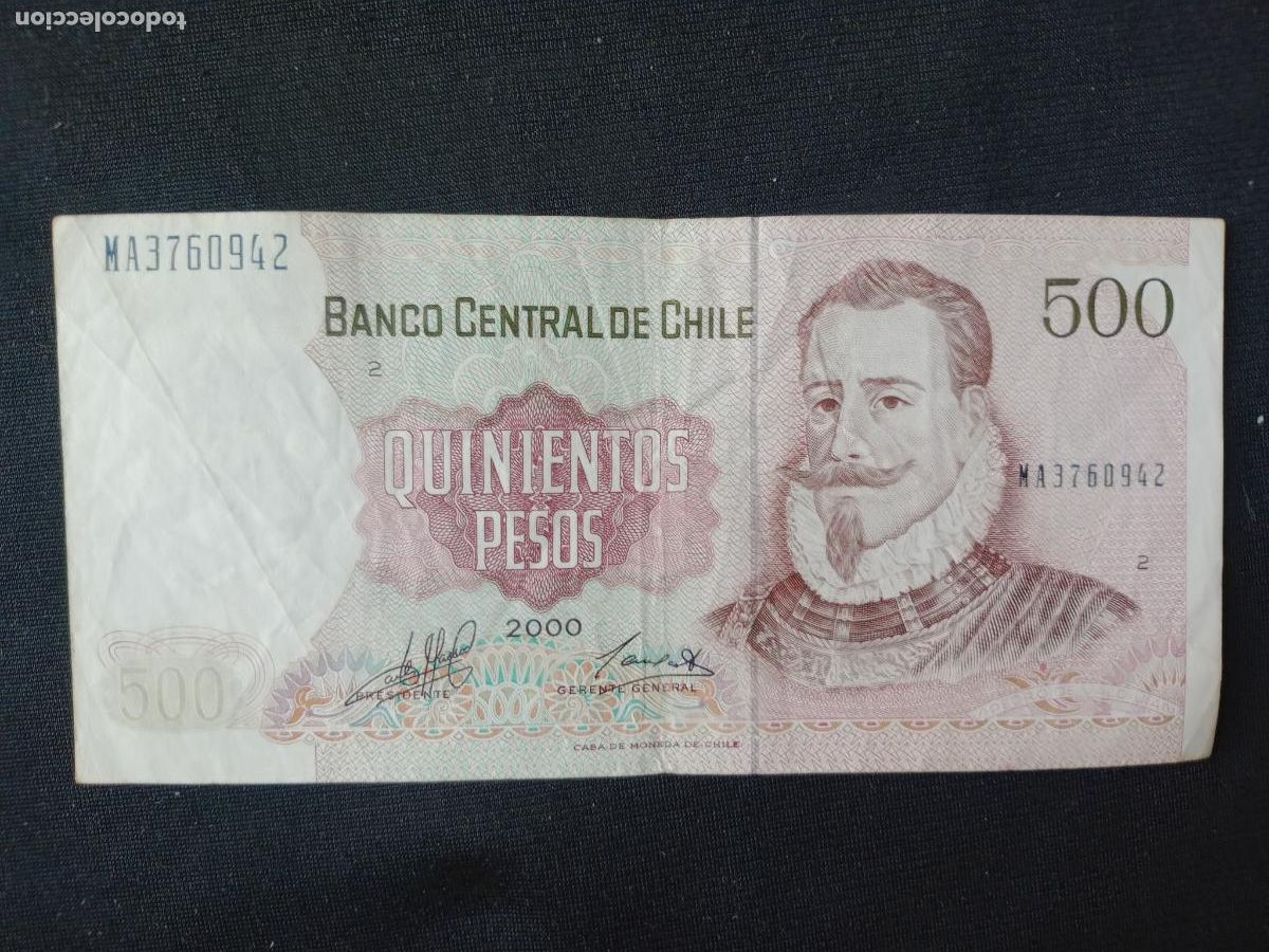 Billetes extranjeros: CHILE - 500 PESOS 2000 - Foto 1