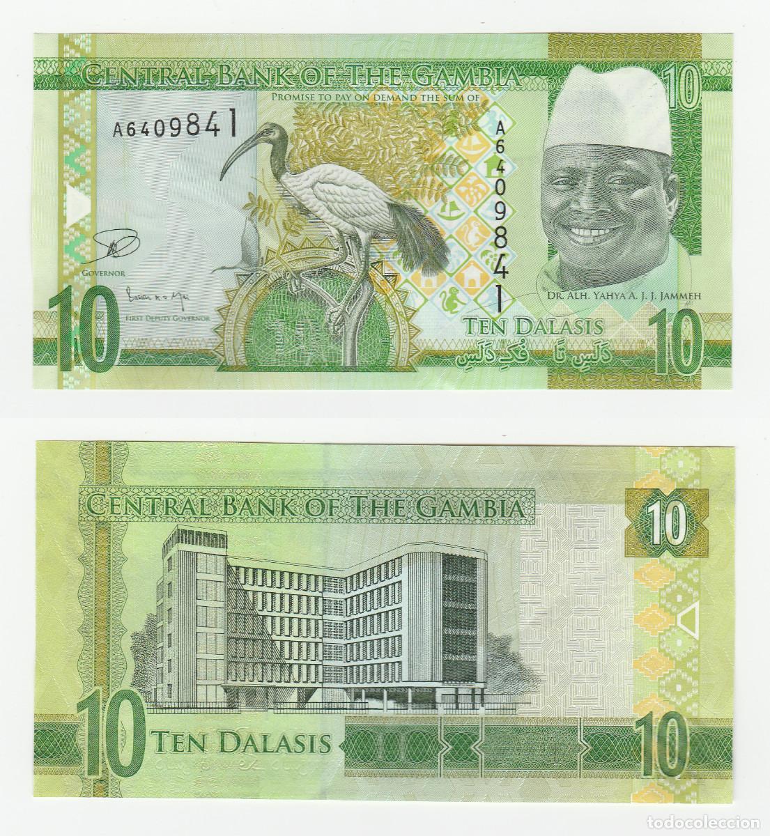 Billetes extranjeros: GAMBIA 10 DALASIS 2015 SIN CIRCULAR - Foto 1