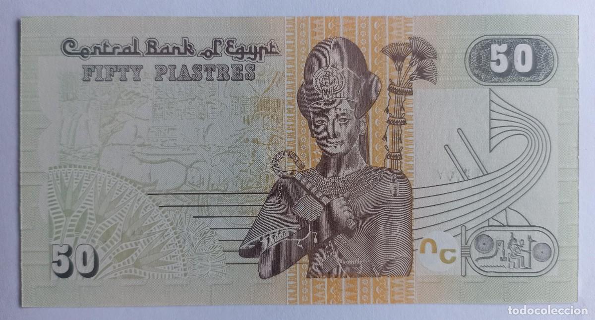 Billetes extranjeros: Billete 50 piastras de Egipto - Foto 1