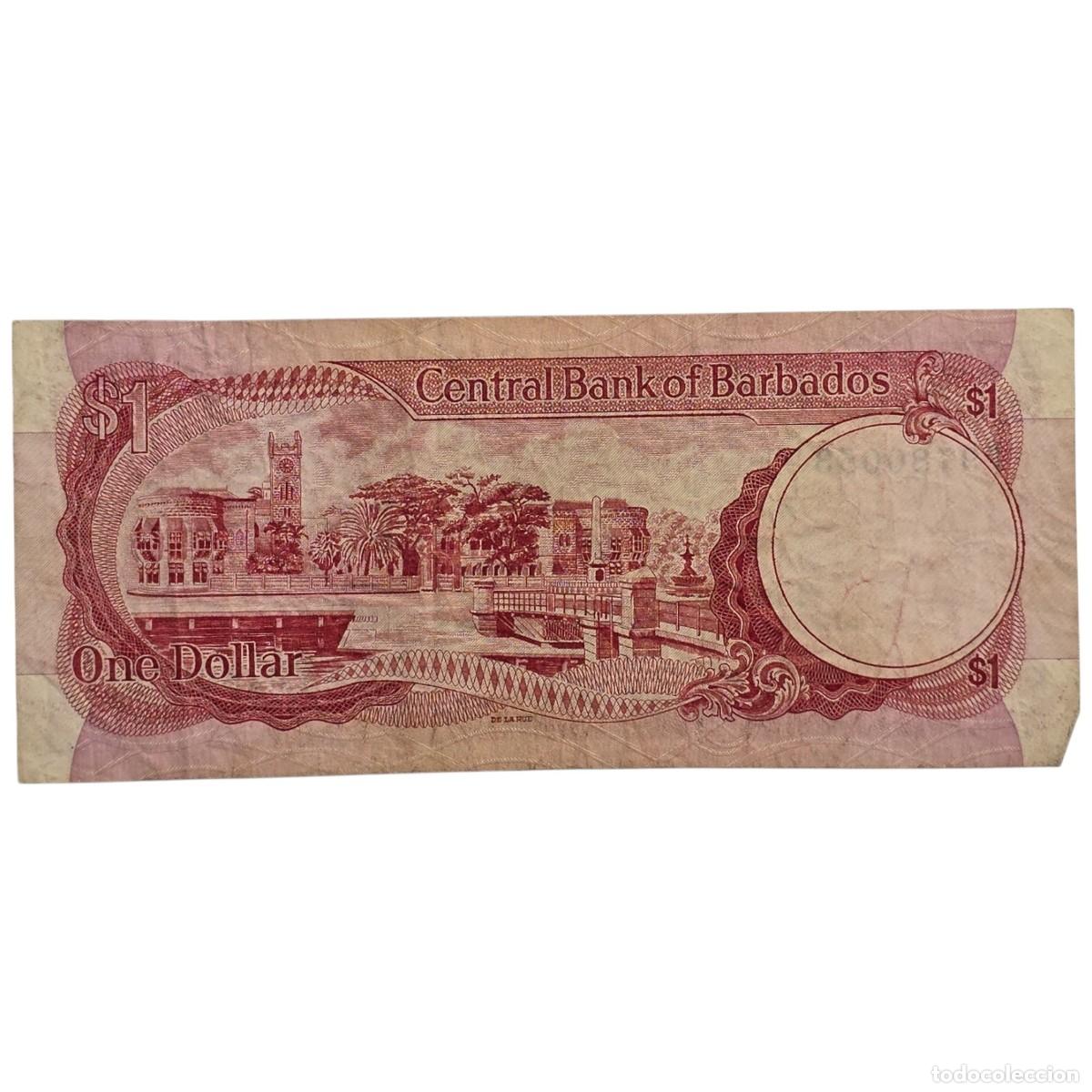 Billetes extranjeros: BARBADOS. DOLLAR. 1973. - Foto 2