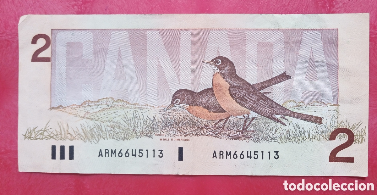 Billetes extranjeros: Canada - 2 D&oacute;lares 1986 - ARM6645113 - BC - Foto 2