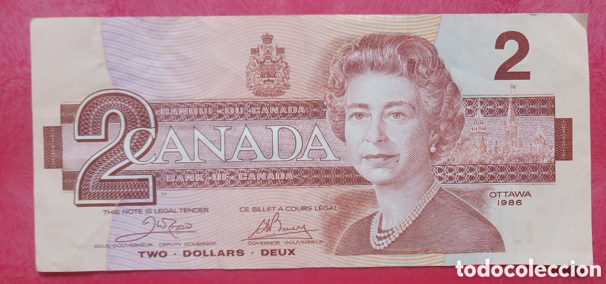 Billetes extranjeros: Canada - 2 D&oacute;lares 1986 - ARM6645113 - BC - Foto 1