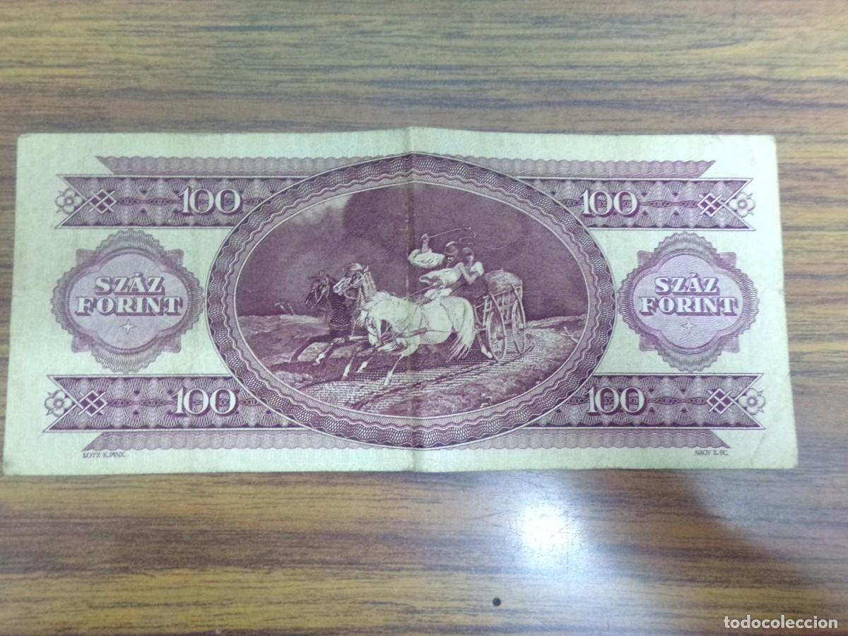 Billetes extranjeros: Billete de Budapest, hungria. 100 forint de 1984 - Foto 2