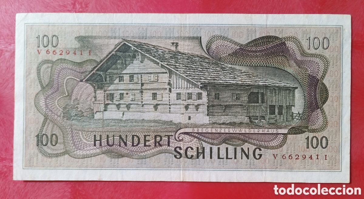 Billetes extranjeros: Austria - 100 Shilling 1969 - V662941 I - BC - Foto 2