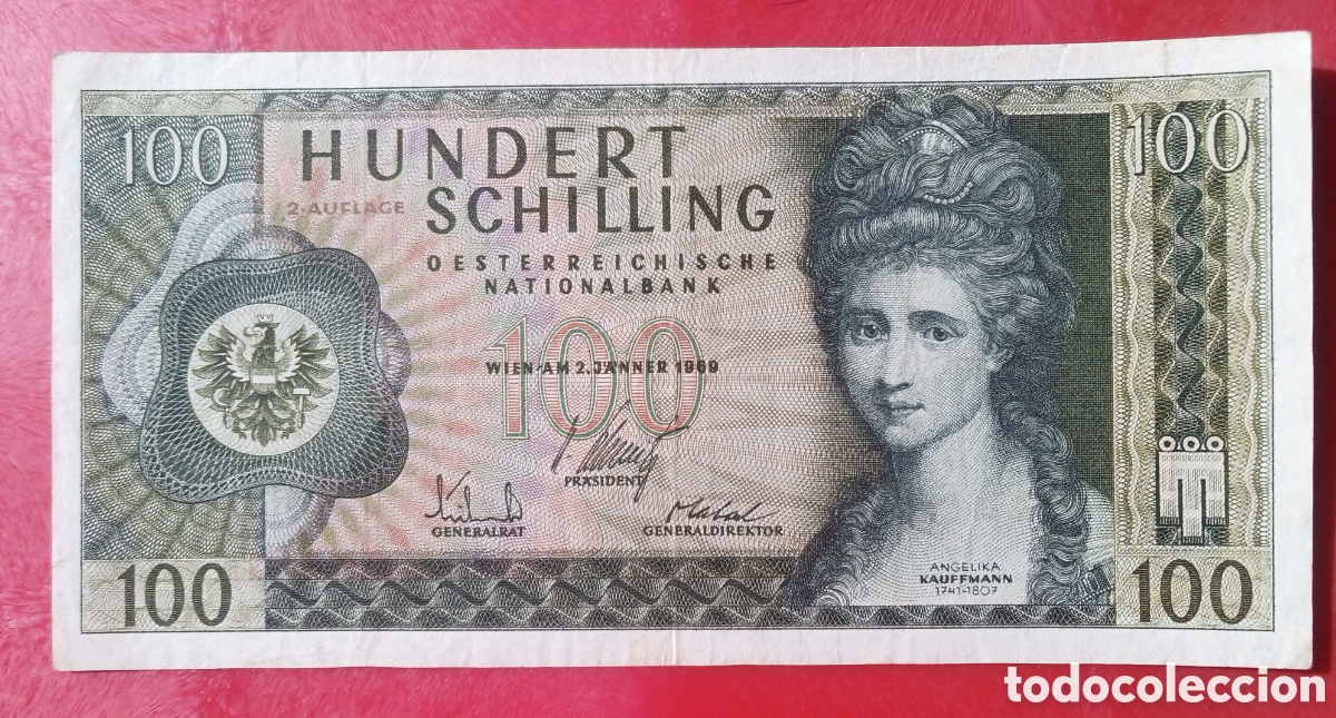 Billetes extranjeros: Austria - 100 Shilling 1969 - V662941 I - BC - Foto 1
