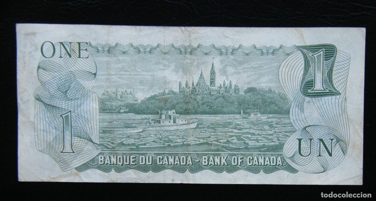 Billetes extranjeros: CANADA BILLETE DE 1 Dolar 1973 Circulado - Foto 2