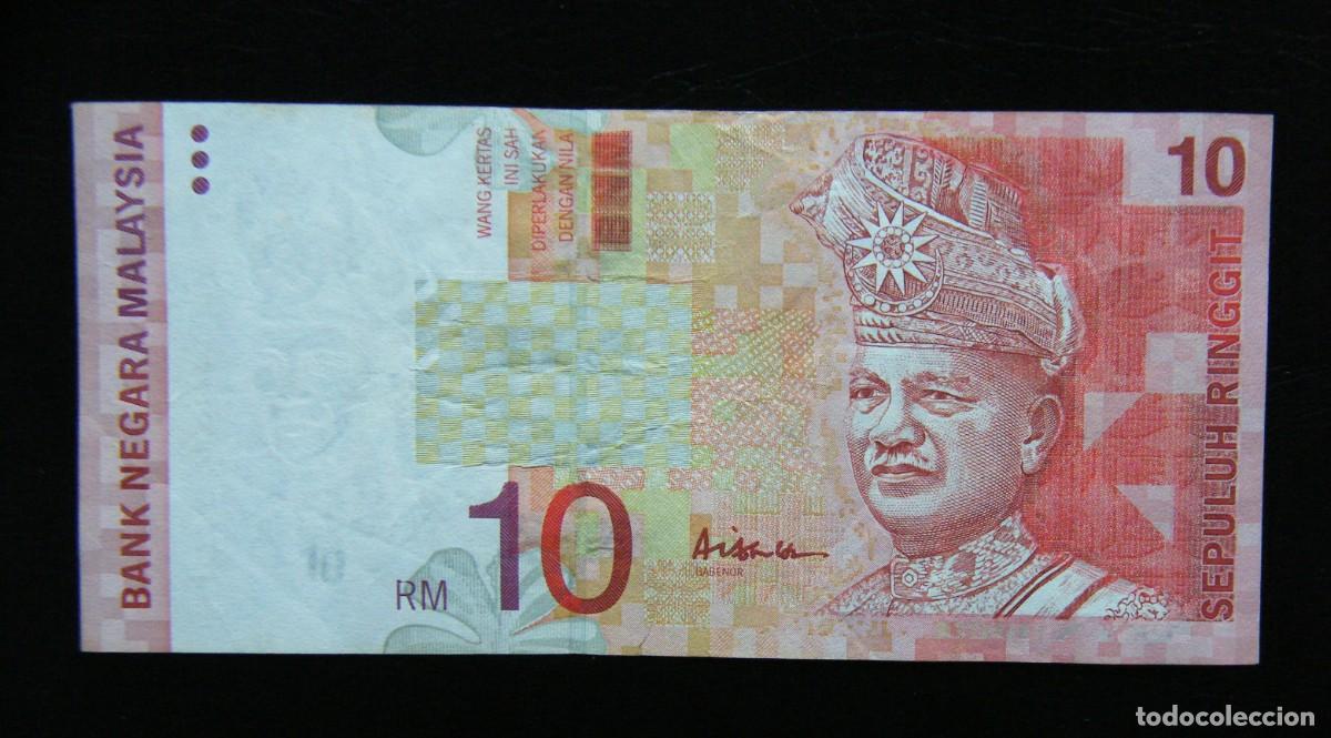 Billetes extranjeros: MALASIA BILLETE DE 10 RINGGIT 1996 MBC+ - Foto 1