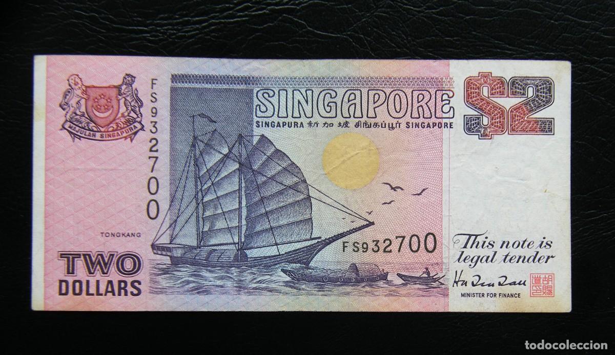 Billetes extranjeros: SINGAPUR BILLETE DE 2 DOLARES... - Foto 1