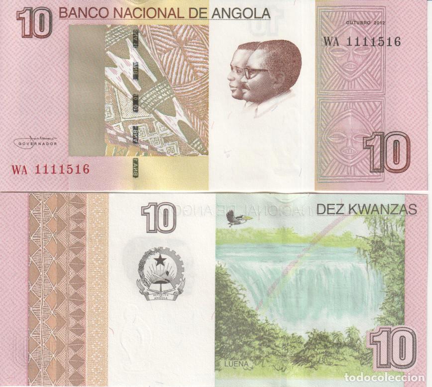 Billetes extranjeros: Angola 10 kwanzas Pick 151 B SC/UNC - Foto 1