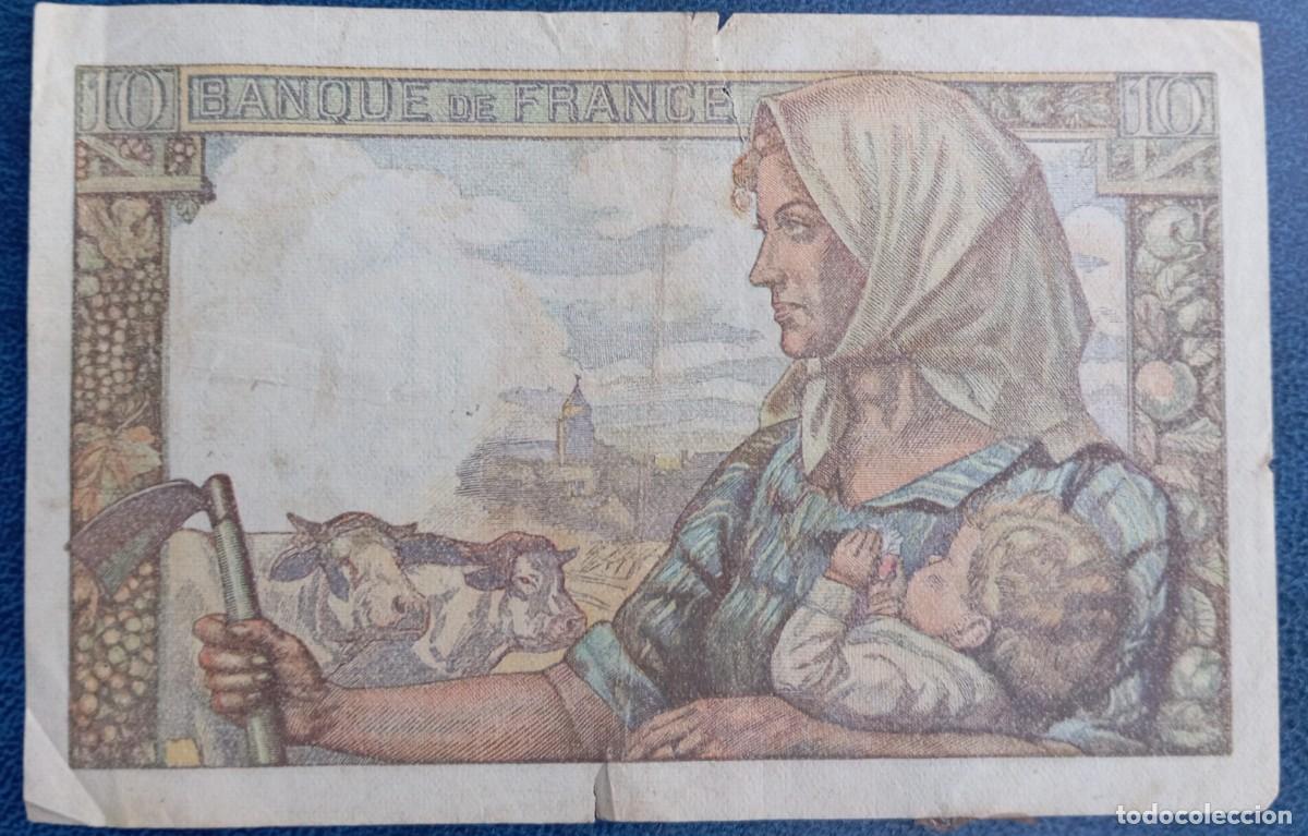 Billetes extranjeros: Francia 10 francos 1949 pick 99F (BC+) - Foto 2