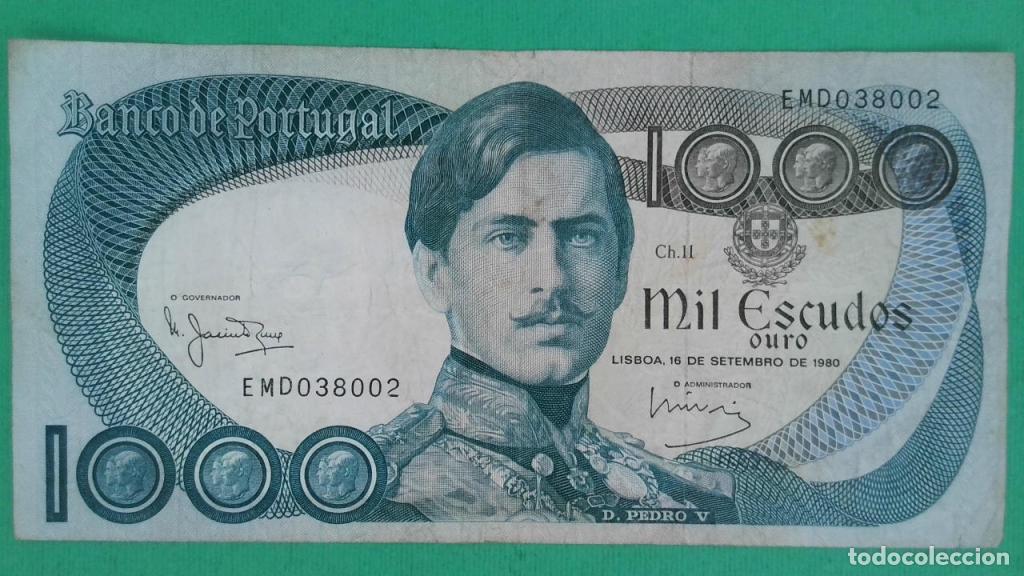 Billetes extranjeros: Portugal, 1.000 Escudos 1968 & - 175b - (BC / Fine) [EMD038002]