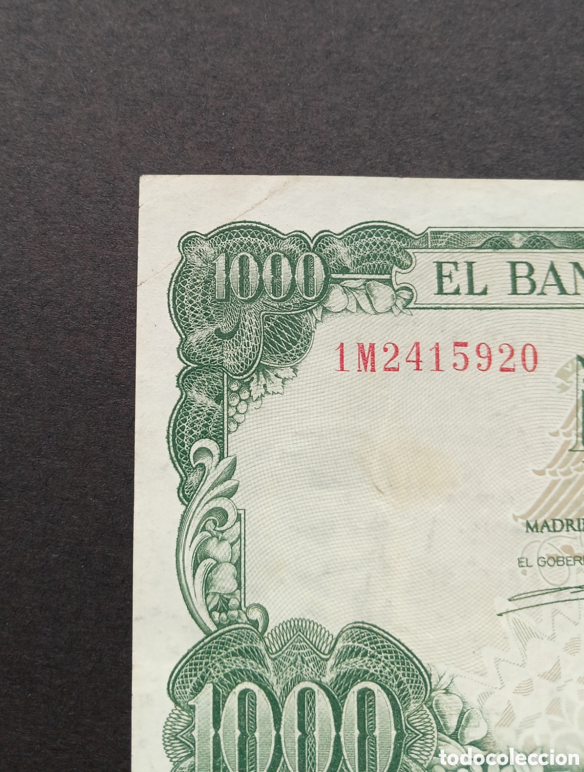 Billetes extranjeros: 1000 Pesetas 1971. Espa&ntilde;a - Foto 4