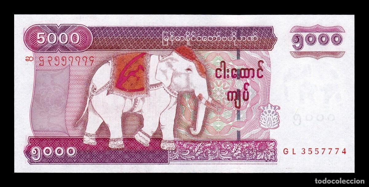 Billetes extranjeros: Myanmar 5000 Kyats 2009 Pick 81 Sc Unc - Foto 1