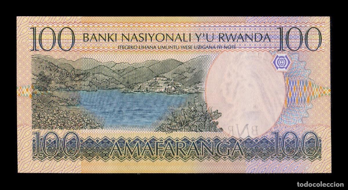 Billetes extranjeros: Ruanda 100 Francos 2003 Pick 29b Sc Unc - Foto 2