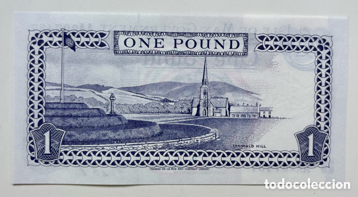 Billetes extranjeros: Billete ISLA DE MAN 1 Libra (2009) SC. Pound - Foto 2