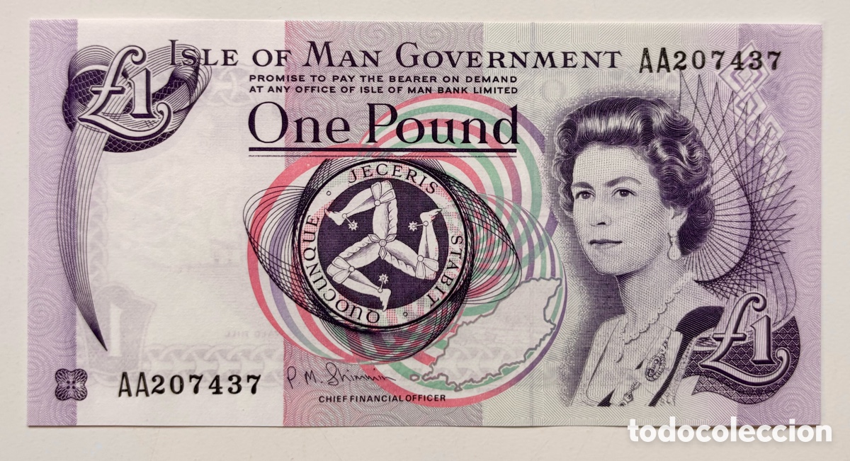 Billetes extranjeros: Billete ISLA DE MAN 1 Libra (2009) SC. Pound - Foto 1