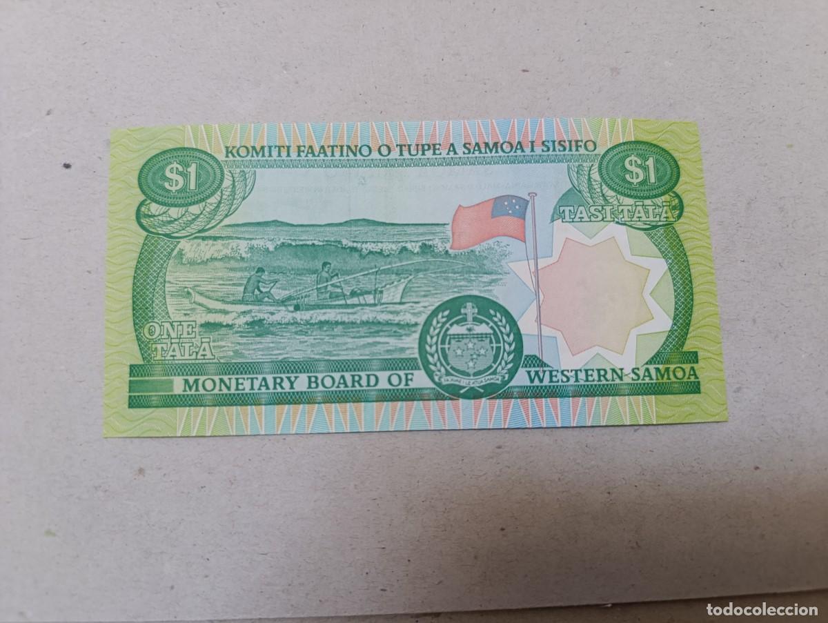 Billetes extranjeros: Billete Samoa, 1 tala, a&ntilde;o 1980, UNC - Foto 2