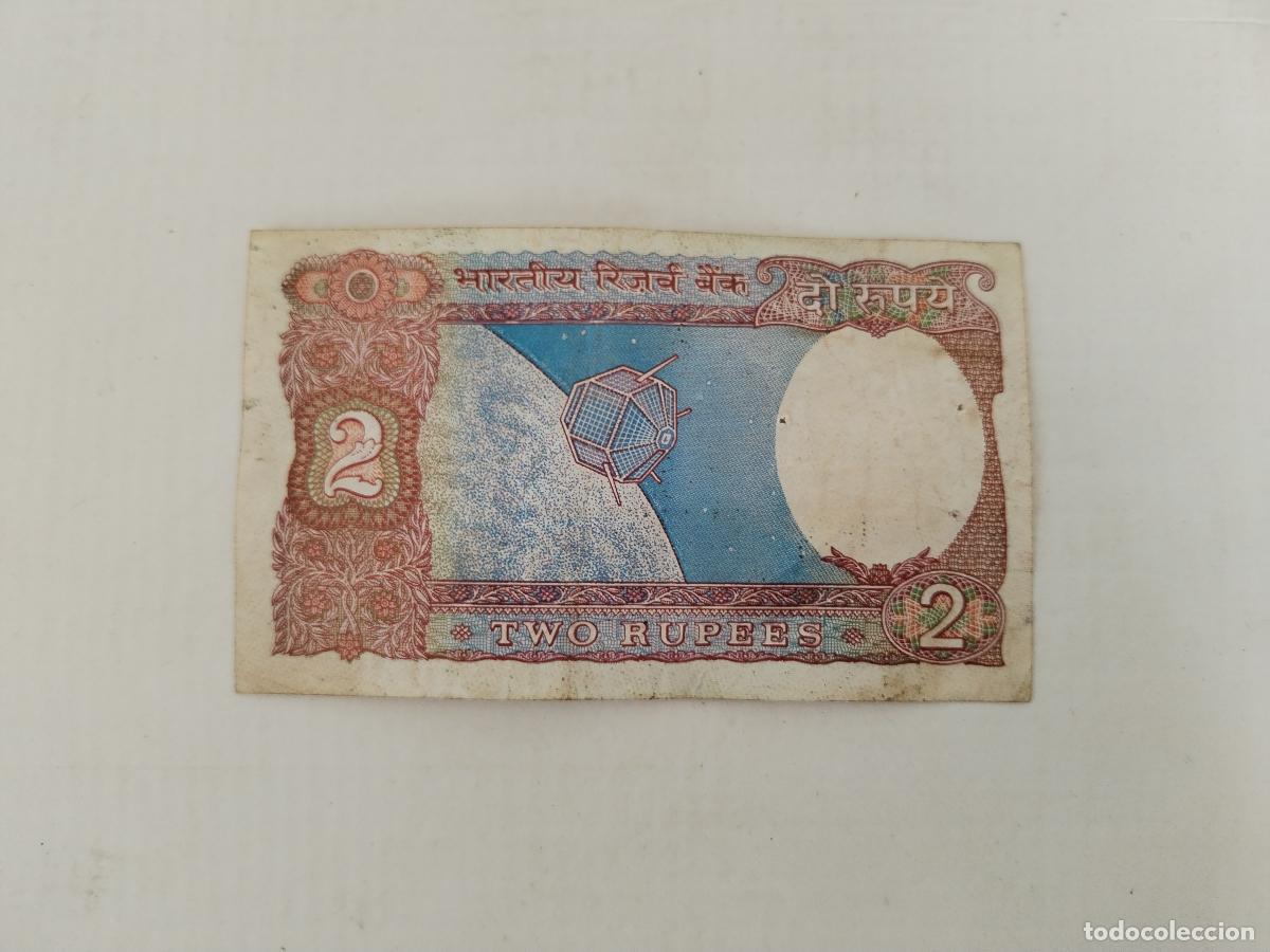 Billetes extranjeros: billete india 2 rupees - Foto 3