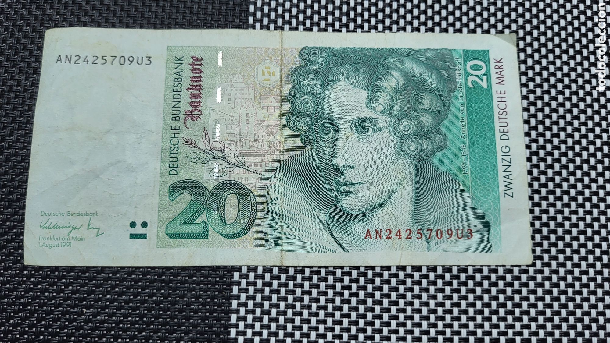 Billetes extranjeros: Billete 20 mark Alemania - Foto 1
