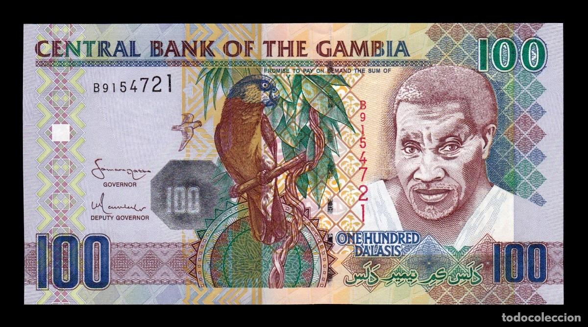 Billetes extranjeros: Gambia 100 Dalasis ND (2006) Pick 29a Sc Unc - Foto 1