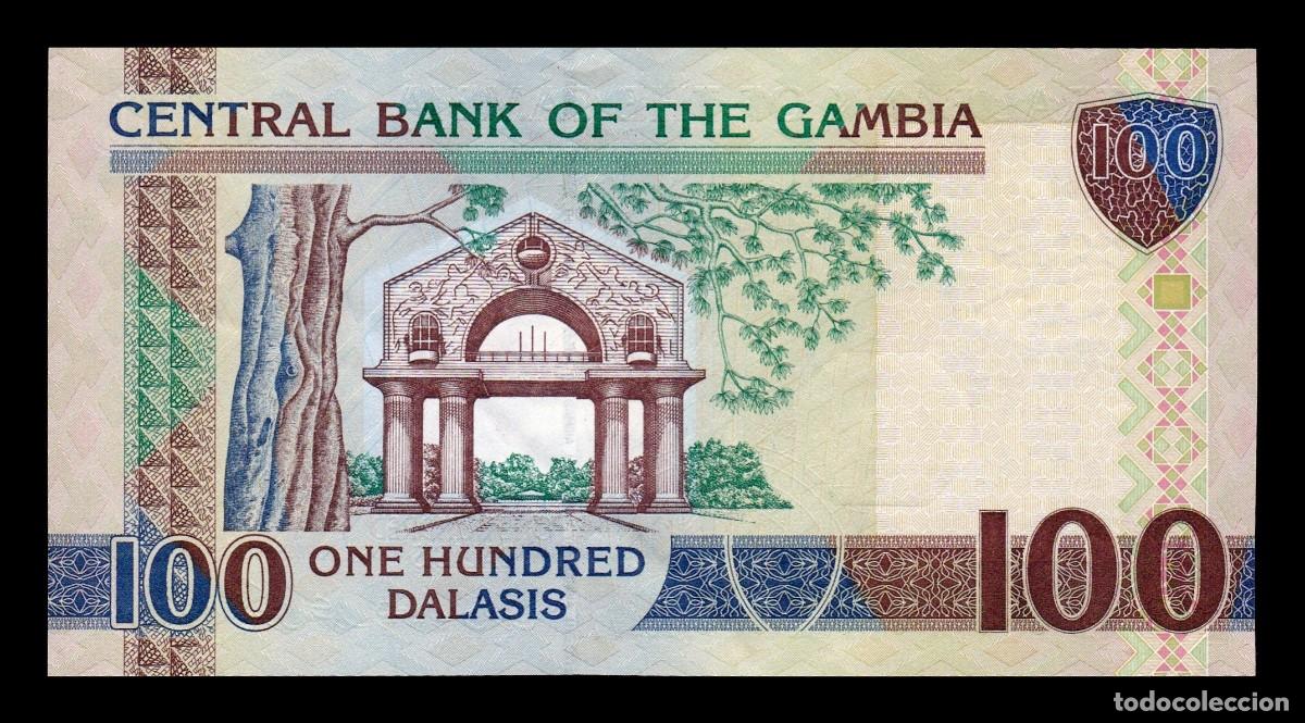 Billetes extranjeros: Gambia 100 Dalasis ND (2006) Pick 29a Sc Unc - Foto 2