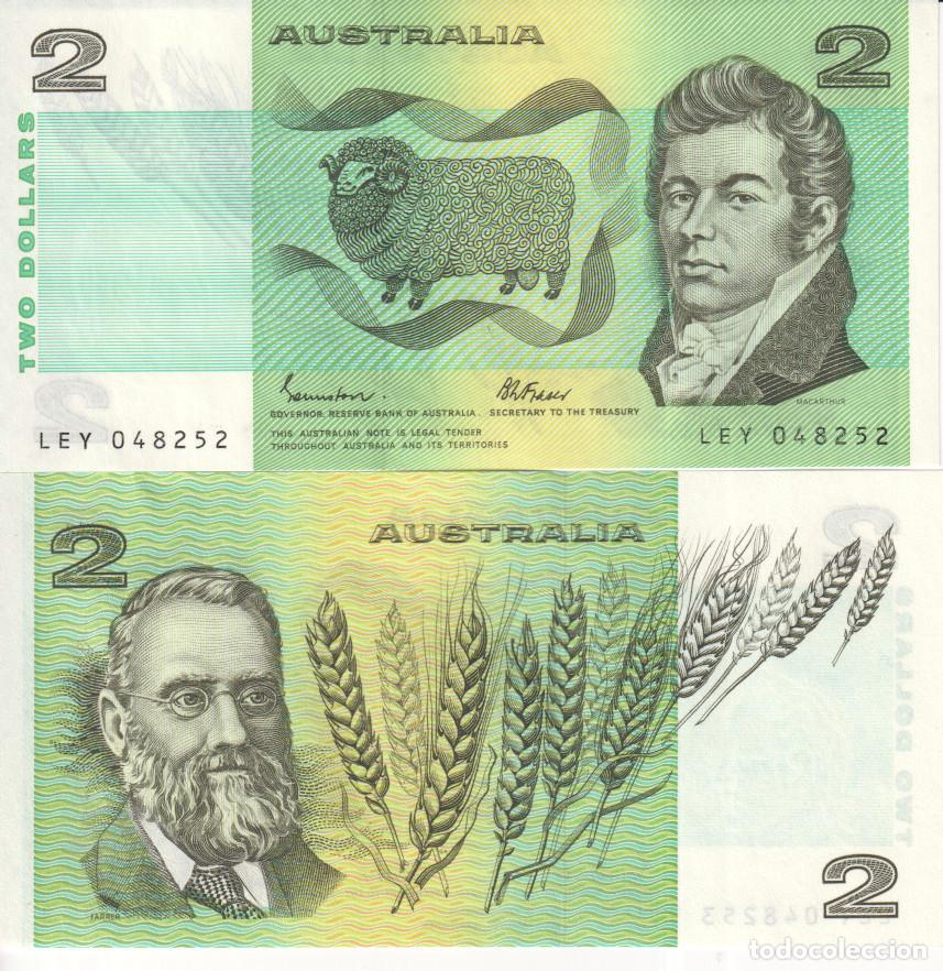 Billetes extranjeros: Australia 2 dollars Pick 43 e SC/UNC - Foto 1