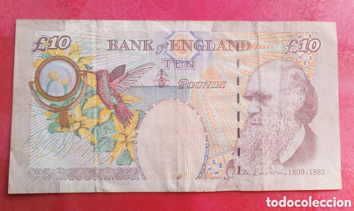 Billetes extranjeros: Inglaterra - 10 libras 2000 EJ04 642617 - Bc - Foto 2