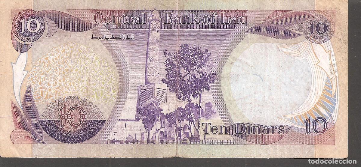 Billetes extranjeros: Billete IRAQ 10 Dinars (1982) - Foto 2