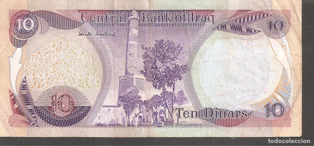 Billetes extranjeros: Billete IRAQ 10 Dinars (1982) - Foto 2