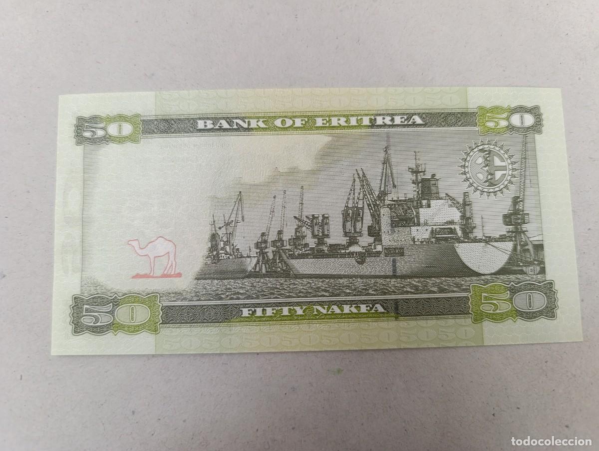Billetes extranjeros: Billete Eritrea, 50 nafka, a&ntilde;o 2011, UNC - Foto 1
