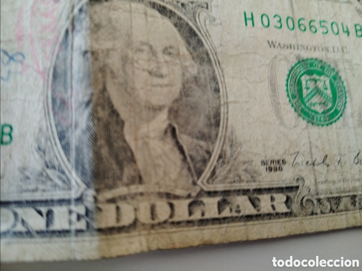 Billetes extranjeros: 1988. Billete de un dolar - Foto 5