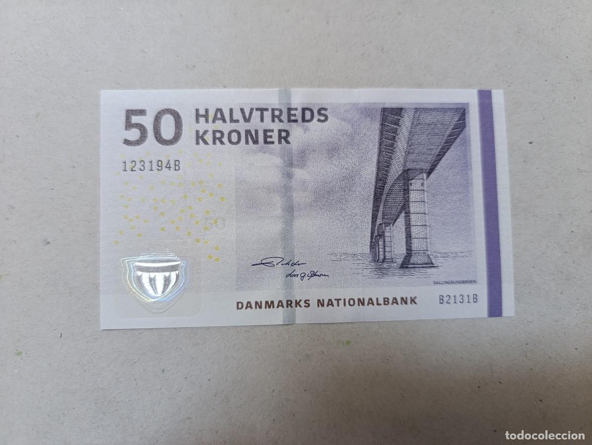 Billetes extranjeros: Billete Dinamarca, 50 coronas, a&ntilde;o 2013, UNC - Foto 2