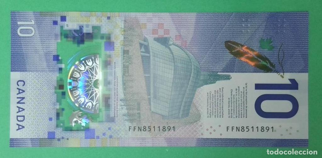 Billetes extranjeros: Canad&aacute;, 10 Dollars 2018 - 113 - (SC / UNC) [FFN8511891] - Foto 2