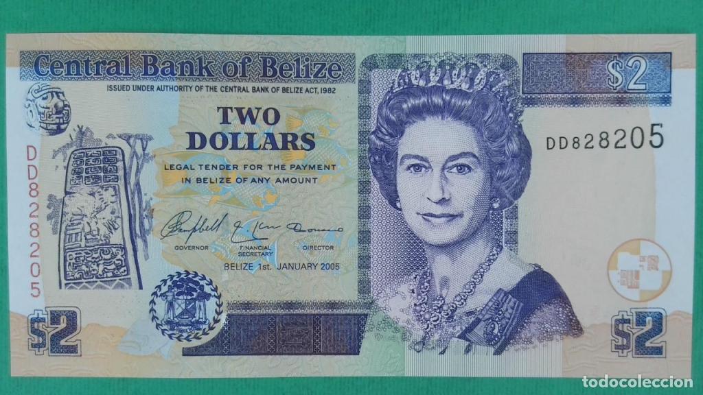 Billetes extranjeros: Belice, 2 Dollars 2003-2017 - 66b - (SC / UNC) [DD828205] - Foto 1