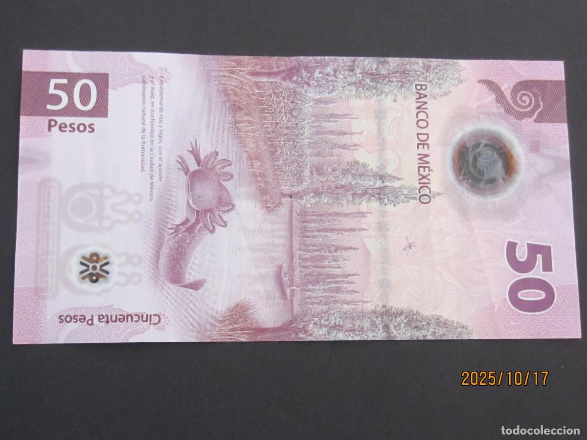 Billetes extranjeros: MEXICO 50 PESOS , CIRCULADO - Foto 2