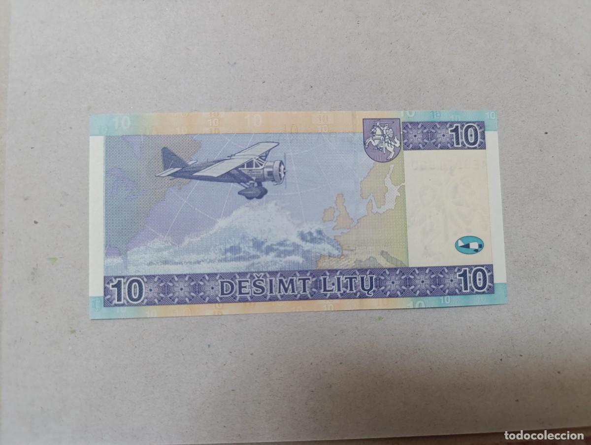 Billetes extranjeros: Billete de Lituania de 10 litu, a&ntilde;o 2007, UNC - Foto 1