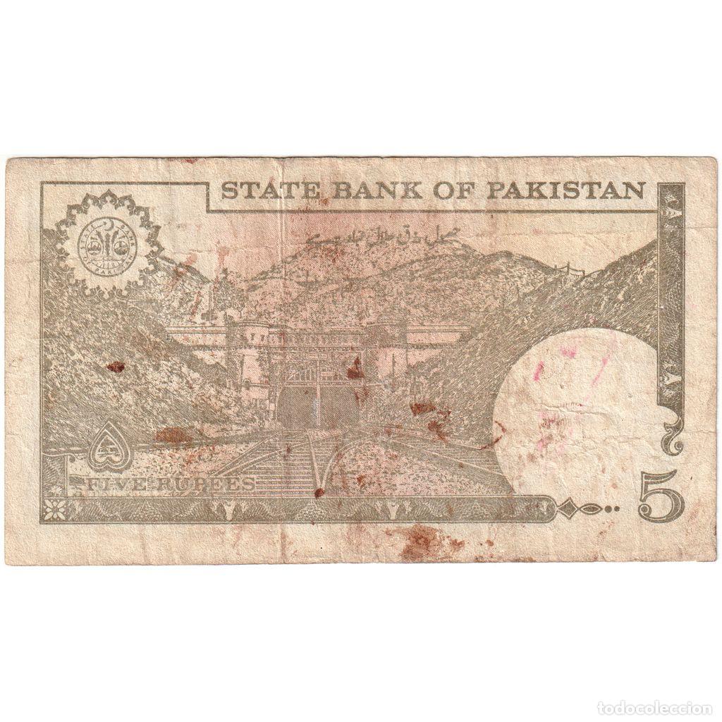 Billetes extranjeros: [#1233335] Pakist&aacute;n, 5 Rupees, BC - Foto 2