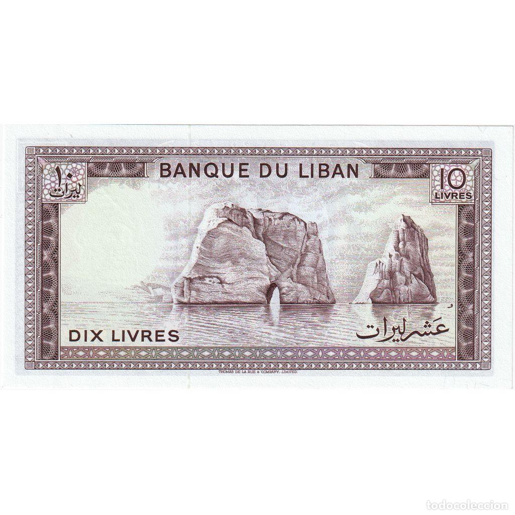 Billetes extranjeros: [#1233616] L&iacute;bano, 10 Livres, UNC - Foto 2