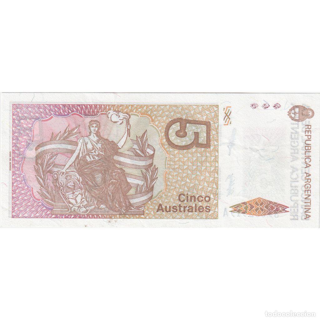 Billetes extranjeros: [#1233724] Argentina, 5 Australes, UNC - Foto 2