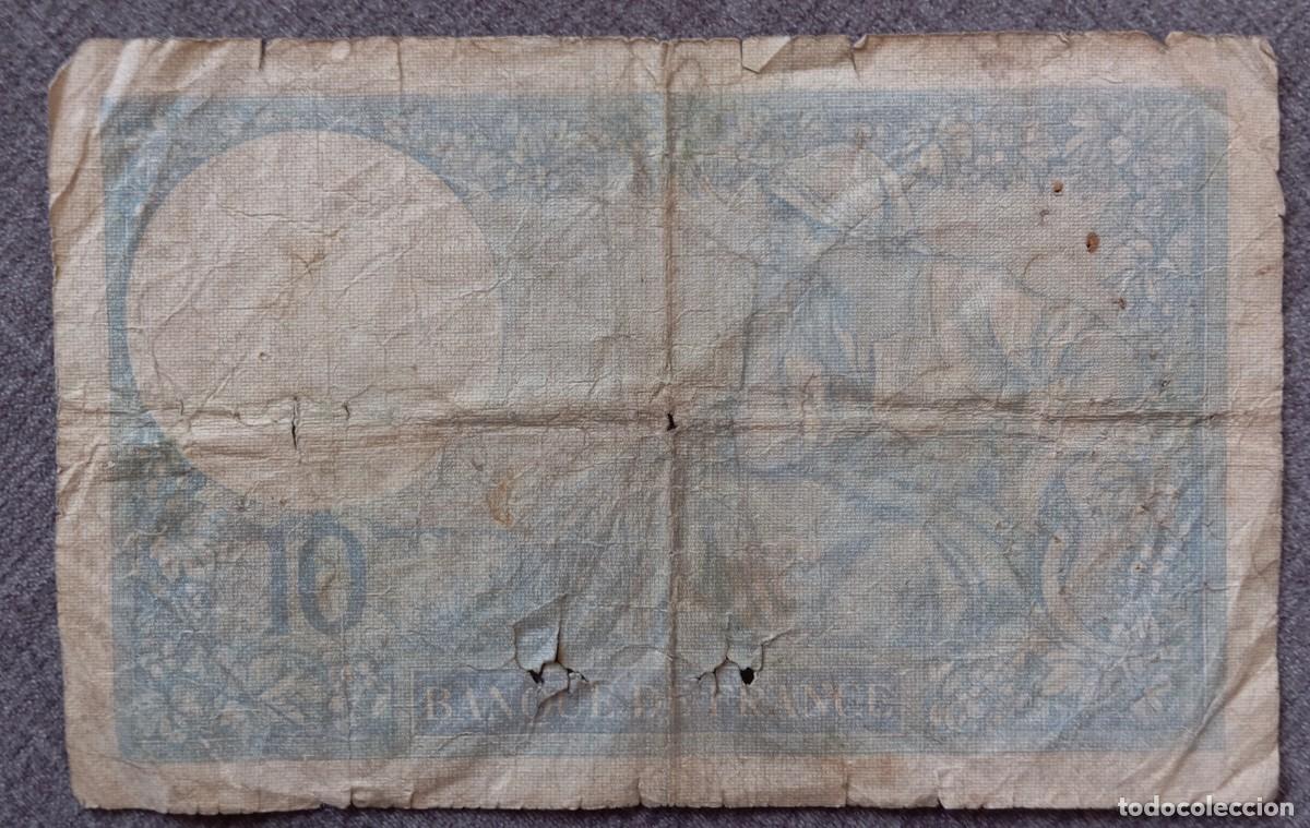 Billetes extranjeros: Francia 10 francos 1940 pick 84 - Foto 2
