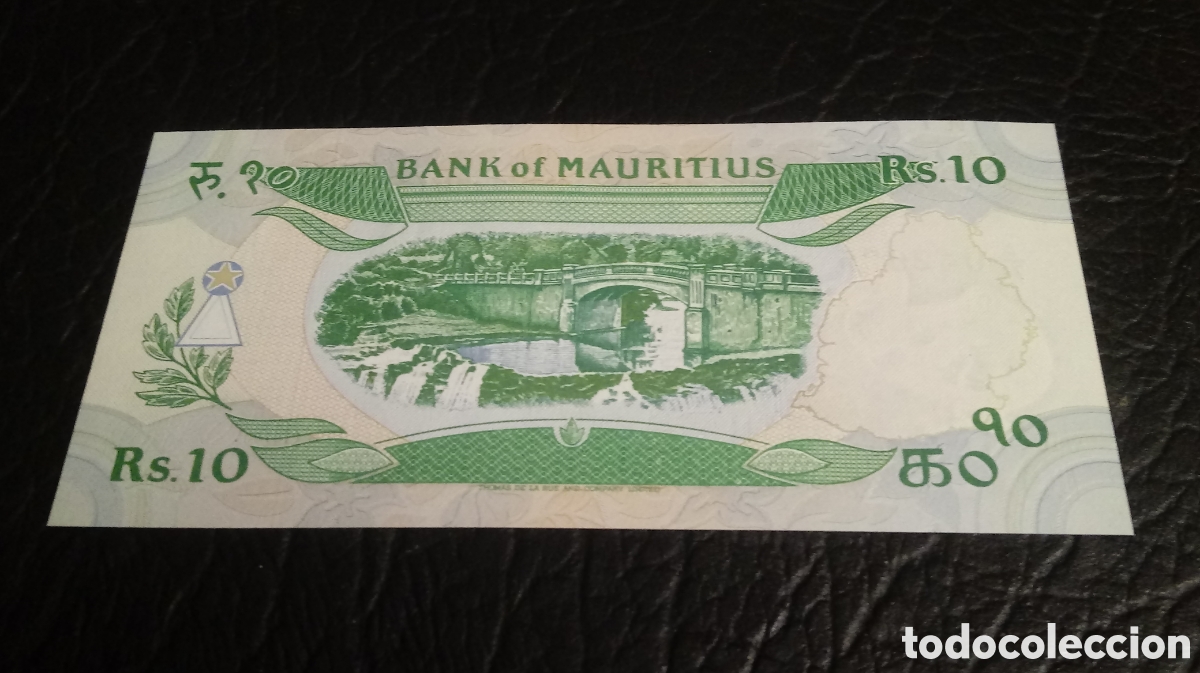 Billetes extranjeros: Billete Mauricio 10 Rupias sc - Foto 2