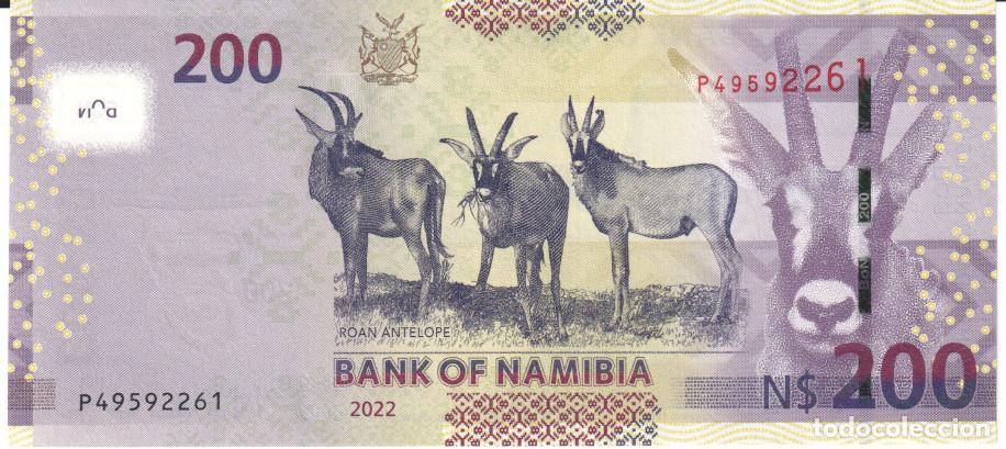 Billetes extranjeros: Namibia 200 namibia dollars del 2022 Pick 15 SC/UNC - Foto 2
