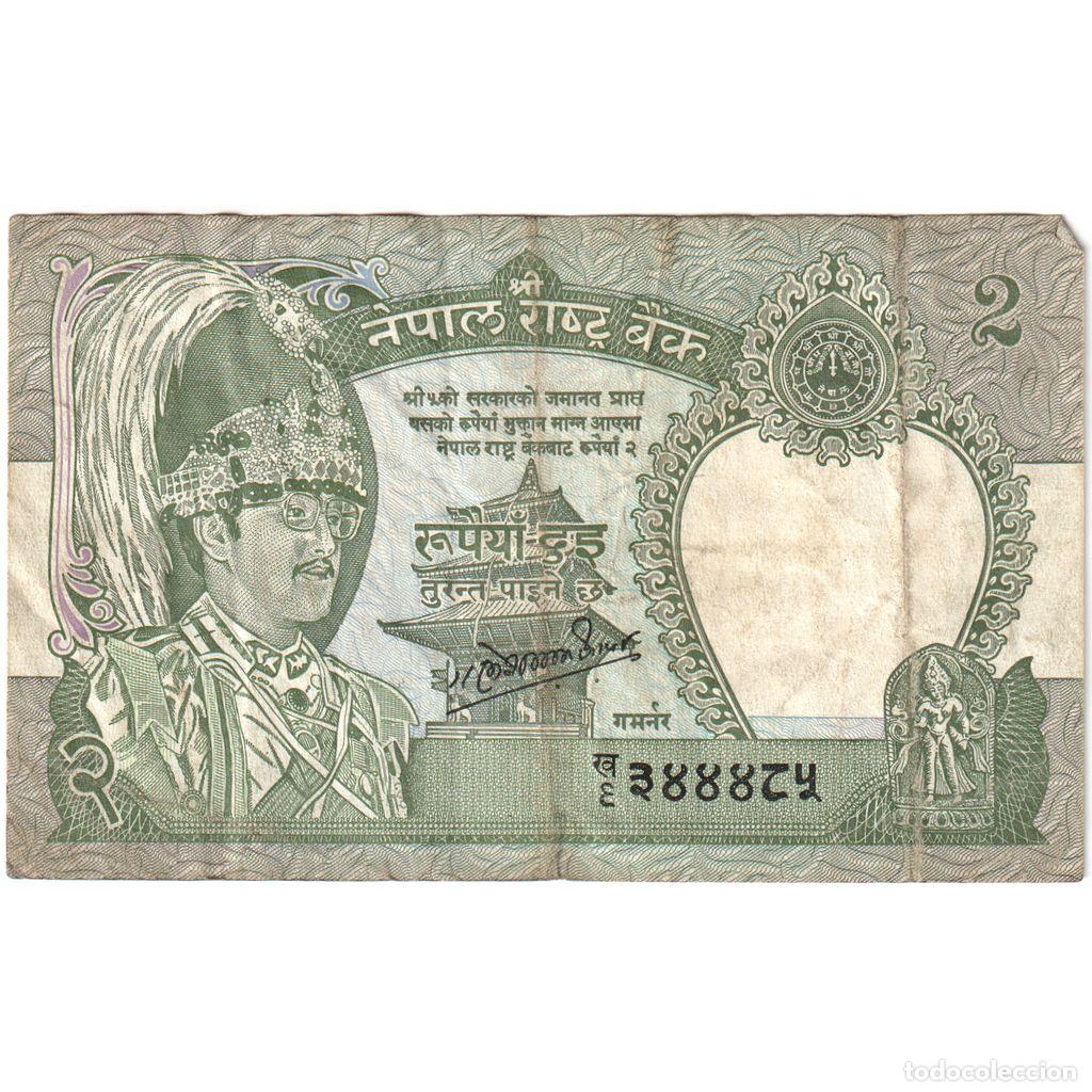 Billetes extranjeros: [#1191099] 2 Rupees, Nepal, KM:29b, BC - Foto 1