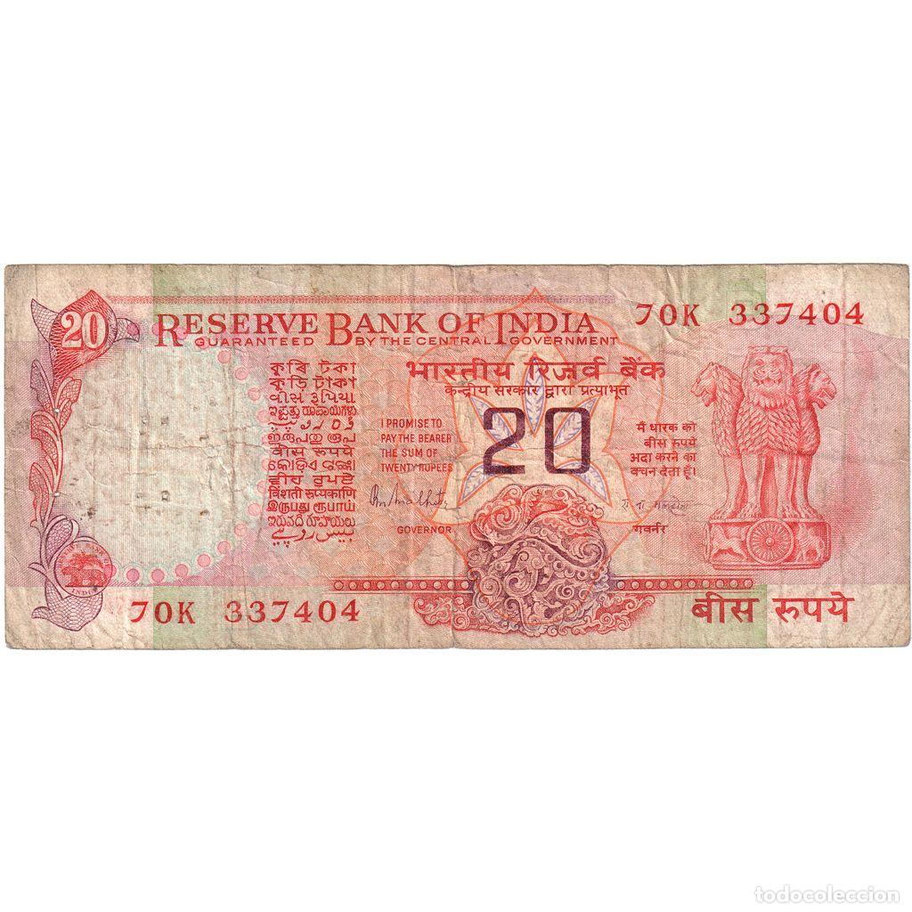 Billetes extranjeros: [#1184971] India, 20 Rupees, N.D, RC - Foto 1