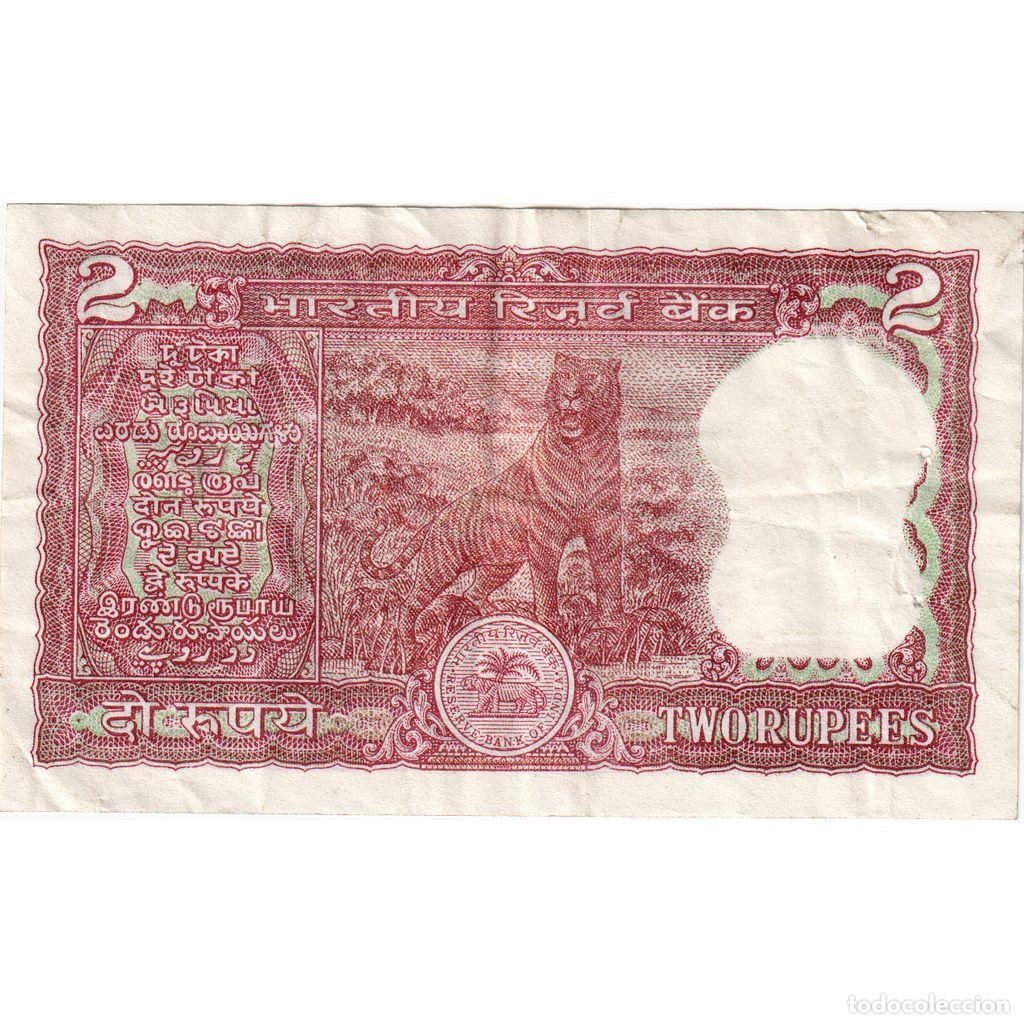 Billetes extranjeros: [#1184973] India, 2 Rupees, N.D, BC - Foto 2