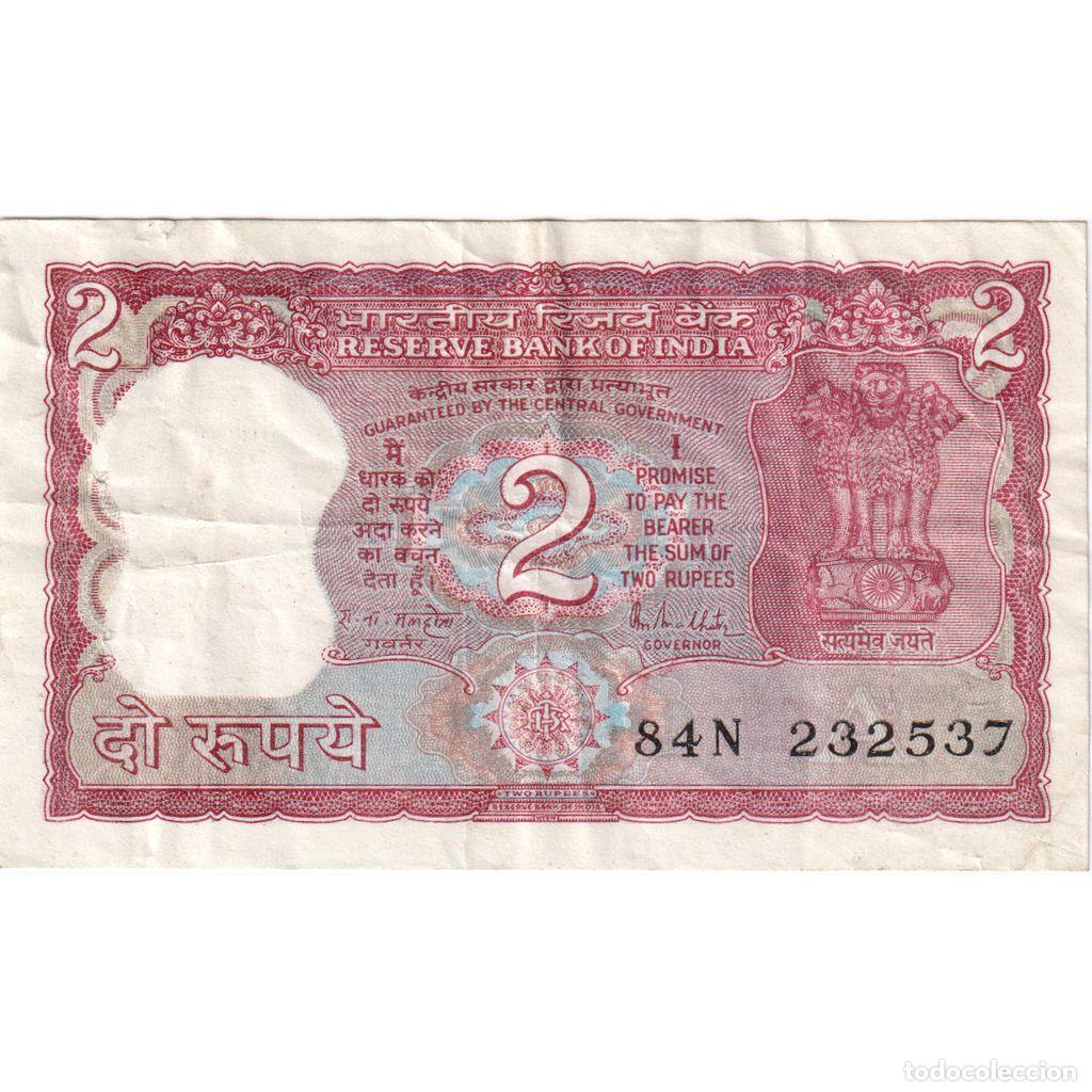 Billetes extranjeros: [#1184973] India, 2 Rupees, N.D, BC - Foto 1