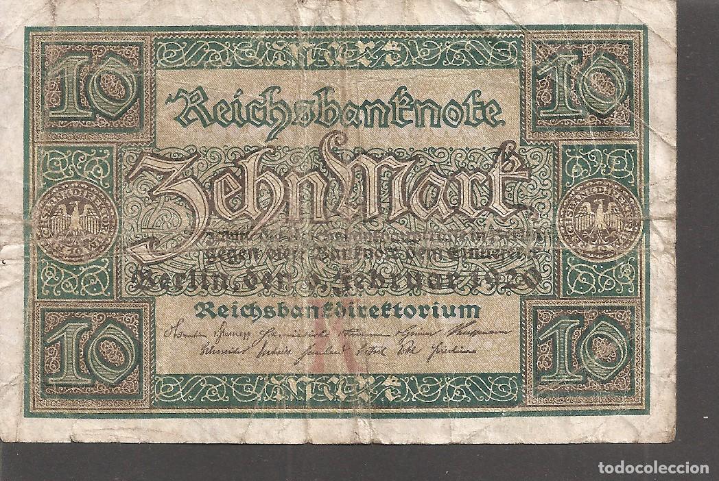 Billetes extranjeros: ALEMANIA 10 MARCOS 1920 - Foto 1
