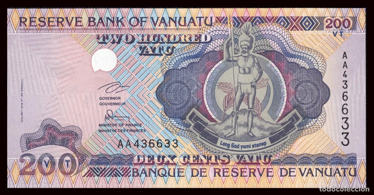 Billetes extranjeros: Vanuatu 200 Vatu 1995 Pick 8a - Foto 2